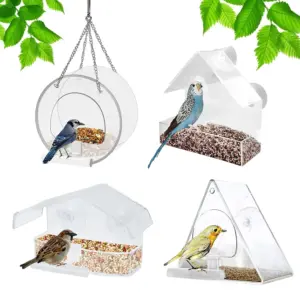 Mangeoire pour oiseaux avec outil d'alimentation pour le jardin