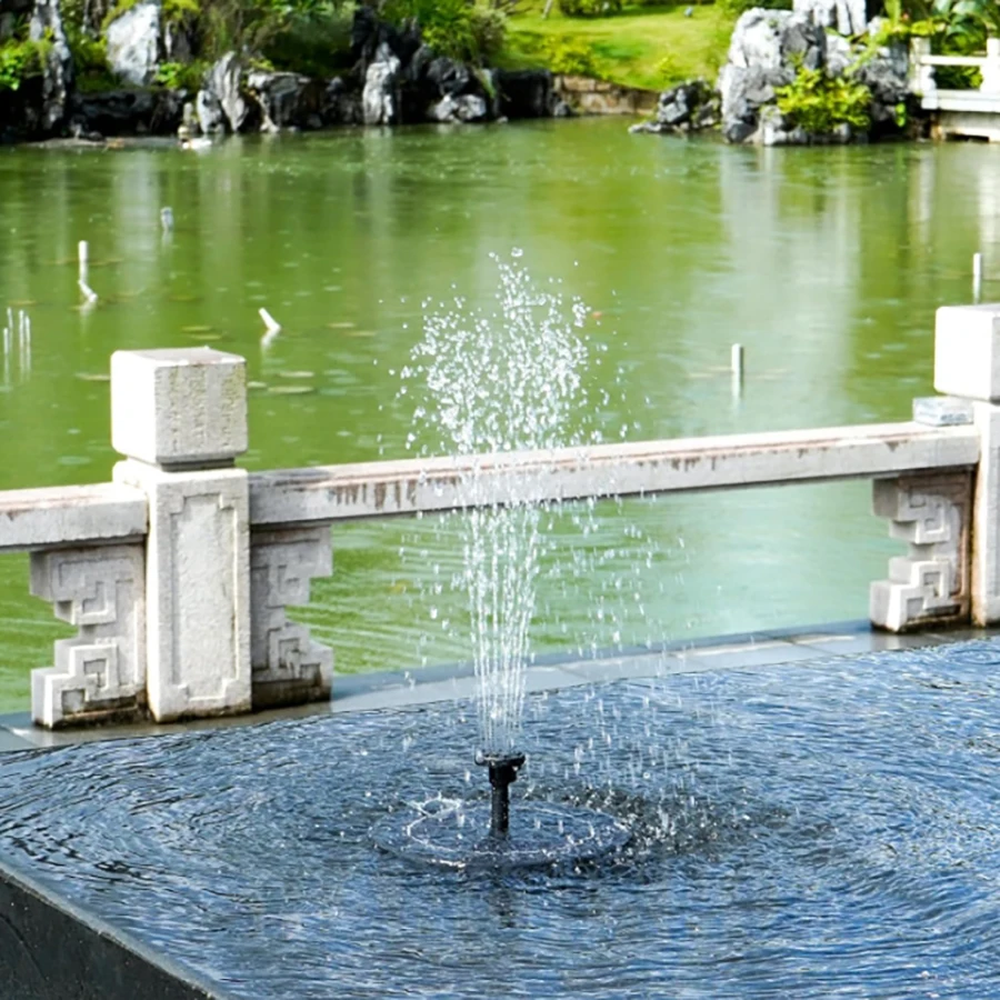 Pompe solaire 16 cm pour bain d'oiseaux, circulation d'eau au jardin – Image 2