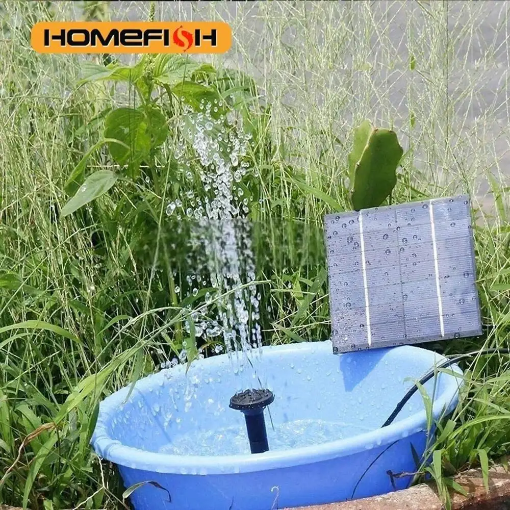 Pompe à eau solaire pour fontaine avec buses et tuyau – Image 3