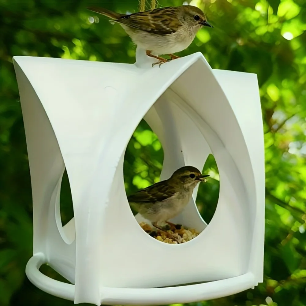 Petite mangeoire à oiseaux au design pratique – Image 2