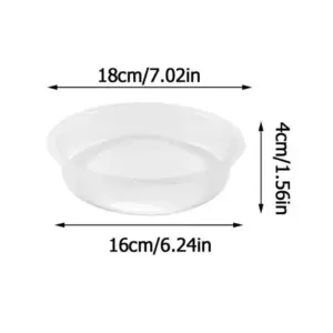 Mangeoire circulaire transparente à fixer, 1 pièce